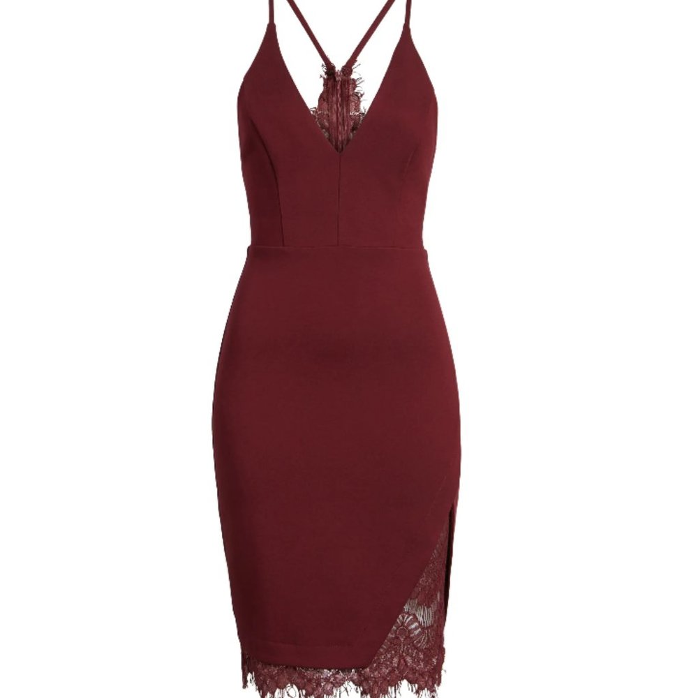 ASTR Lace Body-Con Dress